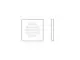 Designgitter starline TWIST 160x160 mm COMPACT Glas Powder Blue